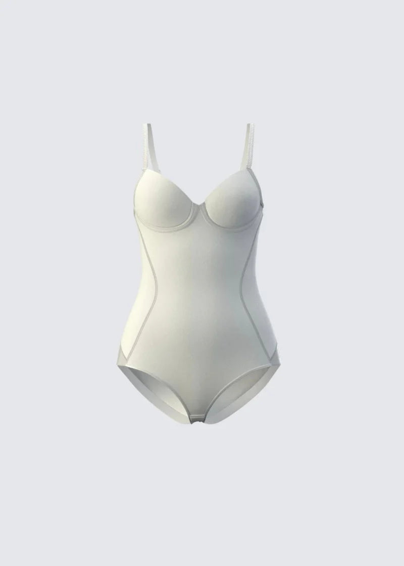 Bodysuit with Bra Shaping Underwear Thongs